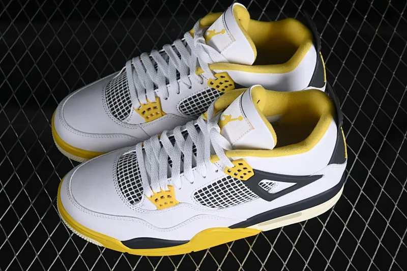 All categories Air Jordan Jordan series basketball shoes Air Jordan 4 GX foreign trade version Air Jordan 4 Retro "Vivid Sulfur" AJ4 Joe 4 Bai Lei Gong AQ9129-101
